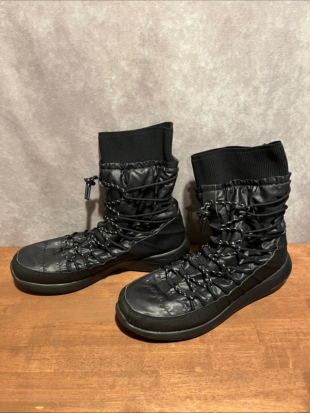 Nike Roshe Two High Sneakerboot High-Top Knit Cuff Boots size 11.5 - Picture 9 of 13